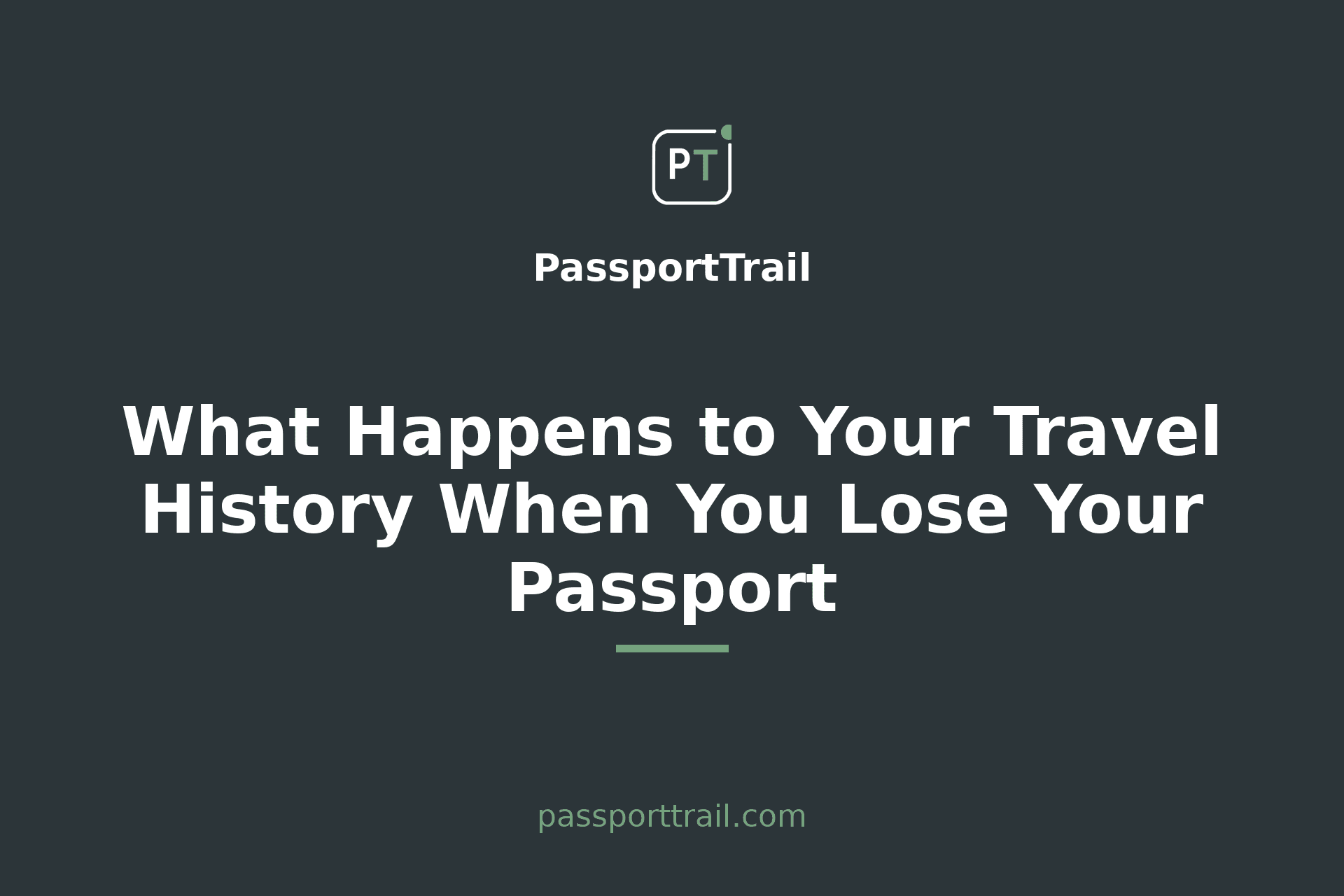 What Happens to Your Travel History When You Lose Your Passport